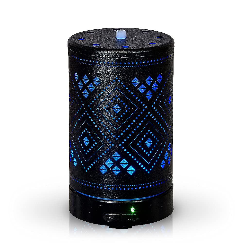Metal Ultrasonic Diffuser - Shapes Black (100 ml)