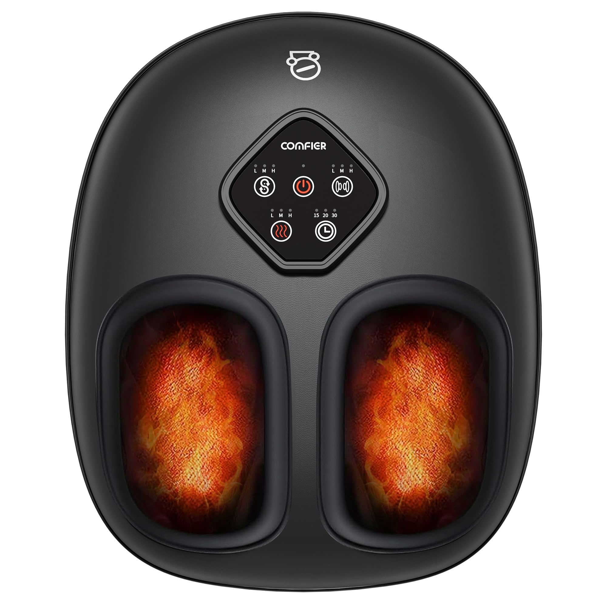 COMFIER 2025 Shiatsu Foot Massager with Heat,Compression,Kneading &Rolling,Foot Massager for Neuropathy,Plantar Fasciitis,Upgrad