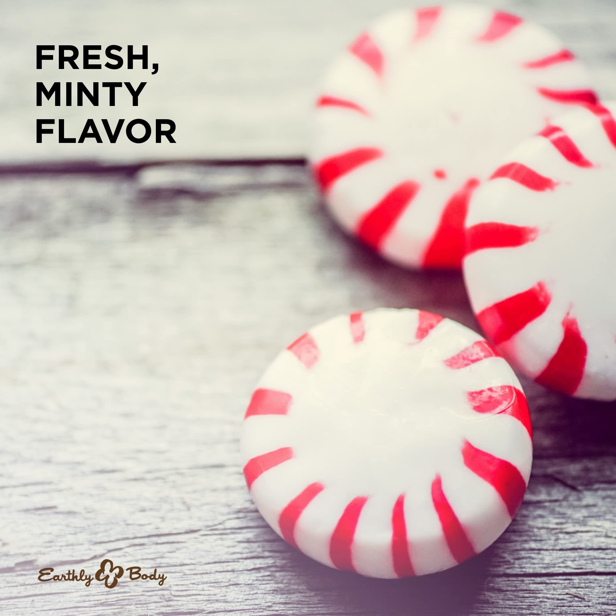 Earthly Body Edible Massage Candle, Mint - 4 oz - 3-in-1 Formula Can Be Used as a Candle, Oil & Moisturizer - Smooths & Nourishe