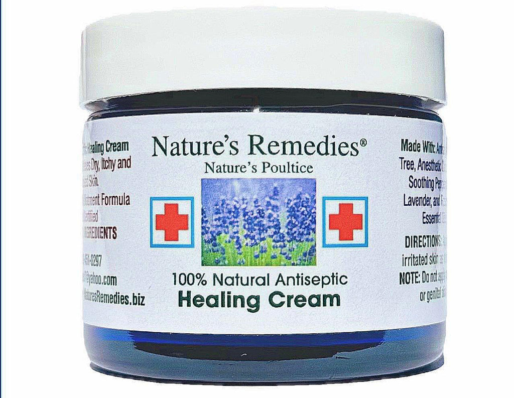 100% Natural Antiseptic Healing Cream Heals and Soothes Infected Skin, Bed Sores, Pressure Sores, Wounds, Painful Ulcers, Itchin