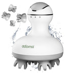 adomii Electric Scalp Massager for Headache & Stress Relief - Cordless, Handheld Head Massager for Scalp w/ 84 Kneading Nodes fo