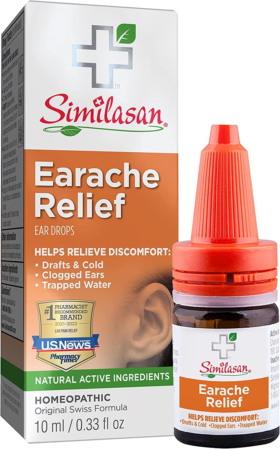 Similasan Earache Relief Ear Drops 10 Ml ( 2 Pack)