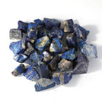Bingcute 1lb Bulk Raw Rough Lapis Lazuli Stones Raw Natural Stones for Tumbling,Cabbing,Polishing,Wire Wrapping,Gem Mining, Wicc