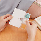 Portable Pill Organizer, 6 Compartments Travel Pill Case for Purse or Pocket -Small Pillbox Dispenser Home Travel Supplement Hol