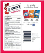 Ludens Throat Drops Wild Cherry, 30 ct