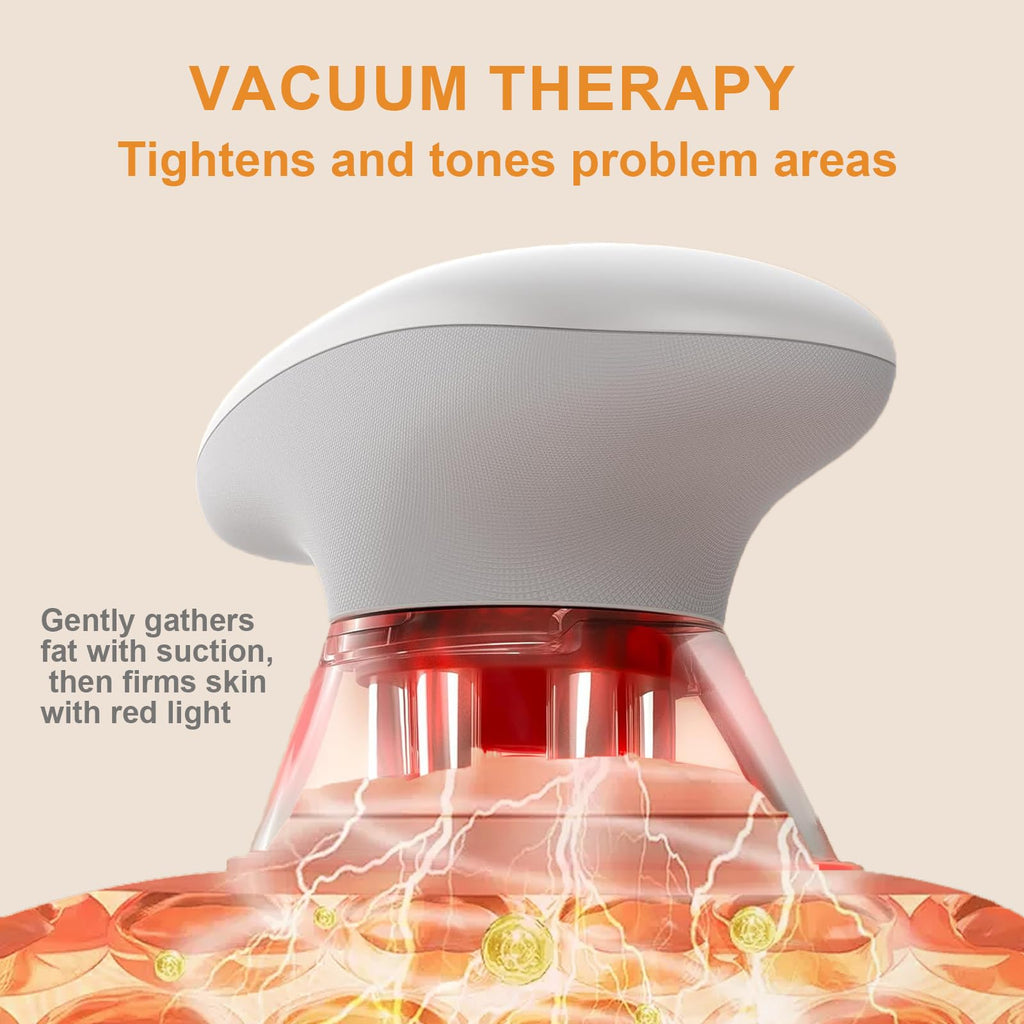 MASIKETEC Body Sculpting Machine, Professional Cordless Handheld Massager Electric Cupping Therapy Massager - for Belly, Waist,