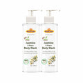 Khadi 100% Pure Natural Herbal Jasmine & Mongra Herbal Body Wash | Body Wash For Soft Skin | Hydrating Shower Gel With Pleasing 