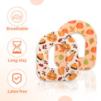 25pcs Adhesive Patches for Omnipod 5, Waterproof and Breathable Overpatches Non-Woven Fabrics Pre-Cut Sweat-Proof CGM Sensor Cov