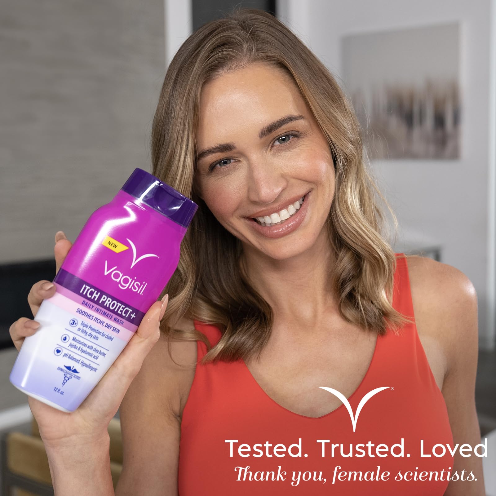 Vagisil Feminine Wash for Intimate Area Hygiene and Itchy, Dry Skin, Itch Protect+ Crme Wash, pH Balanced and Gynecologist Teste