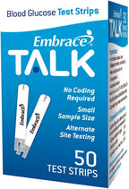Embrace Blood Glucose Test Strip 50ct