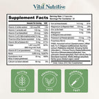 Vitalyra Biotin & B-Complex Hair Vitamins - Hair, Skin & Nails Supplement