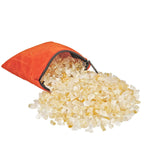SUNYIK Natural Citrine Tumbled Chip Stone, Sacral Chakra Crystal Pillow for Healing Reiki, Sphere Sculpture Figurine Point Displ