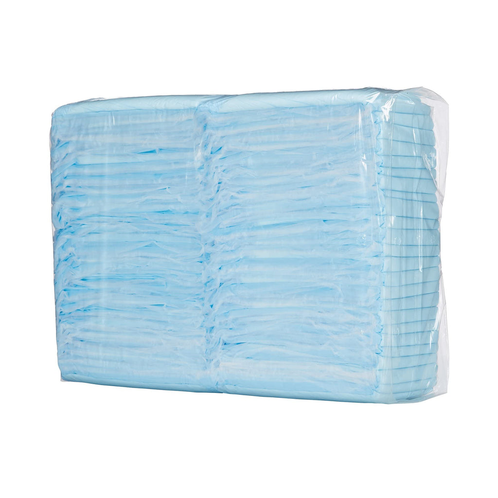 Cardinal Health Simplicity Basic Incontinence Underpads, Disposable - Light Absorbency, Fluff Core, Embossed Poly Backsheet - 23