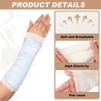 Nuanchu Cotton Stockinette Tubular Elastic Bandage Cast Sleeve Roll Elastic Wrap Tube Bandages Comfortable Cast Stockinette for