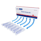 LINE2design Nasal Airway Kit-6 Medical Nasopharyngeal Management Trauma Airways - First Aid Emergency Rescue Latex Free Respirat