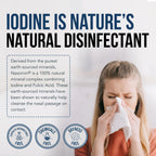 Nasomin Iodine Nasal Spray - Cleanses & Refreshes Your Nasal Passages - Iodine & Fulvic Acid Blend - 150+ Uses Per Bottle - 100%