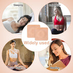 60pcs Castor Oil Pack Wrap for Belly Button, 2.36in Disposable Self-Adhesive Anti-Leak Castor Oil Patches Pads Highly Absorbent