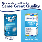 NaturalCare Cold & Flu Relief* Homeopathic Helps Temporarily Relieve Congestion, Cough, Headache, Sore Throat, Runny Nose, Body