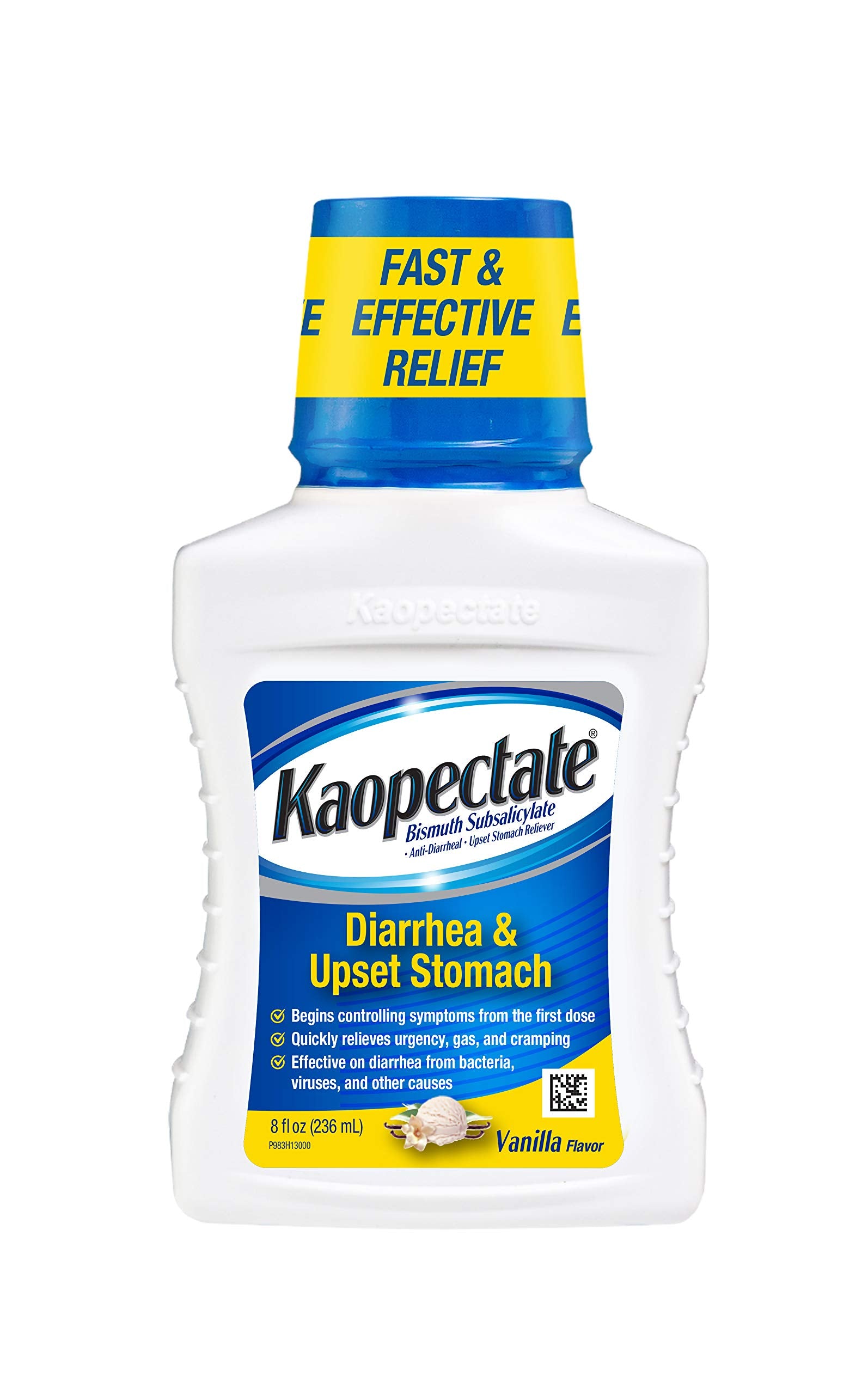 Kaopectate Multi-Symptom Relief for Diarrhea Upset Stomach in Vanilla, 8 Fl Oz