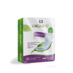 Organyc - 100% Organic Cotton Incontinence Pads for Bladder Leaks - Certified Odor Control, FSA/HSA Eligible, Moderate Flow, Reg