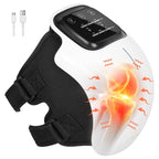Medcursor Knee Massager, Cordless Heated Knee Massager with 3 Heating Levels, 3 Vibration Modes, LED Screen & Adjustable Straps,