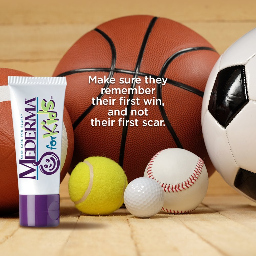 Mederma Kids Skin Care - Reduces the Appearance of Scars, 1 Pediatrician Recommended Product for Scars, Goes on Purple, Rubs in