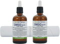 2X DMSO 99.9% Pharma grade ingredients | Low odor - Dimethyl sulfoxide liquid | 2X 3.4 Oz - 2X 100 ml | High purity | Set of two