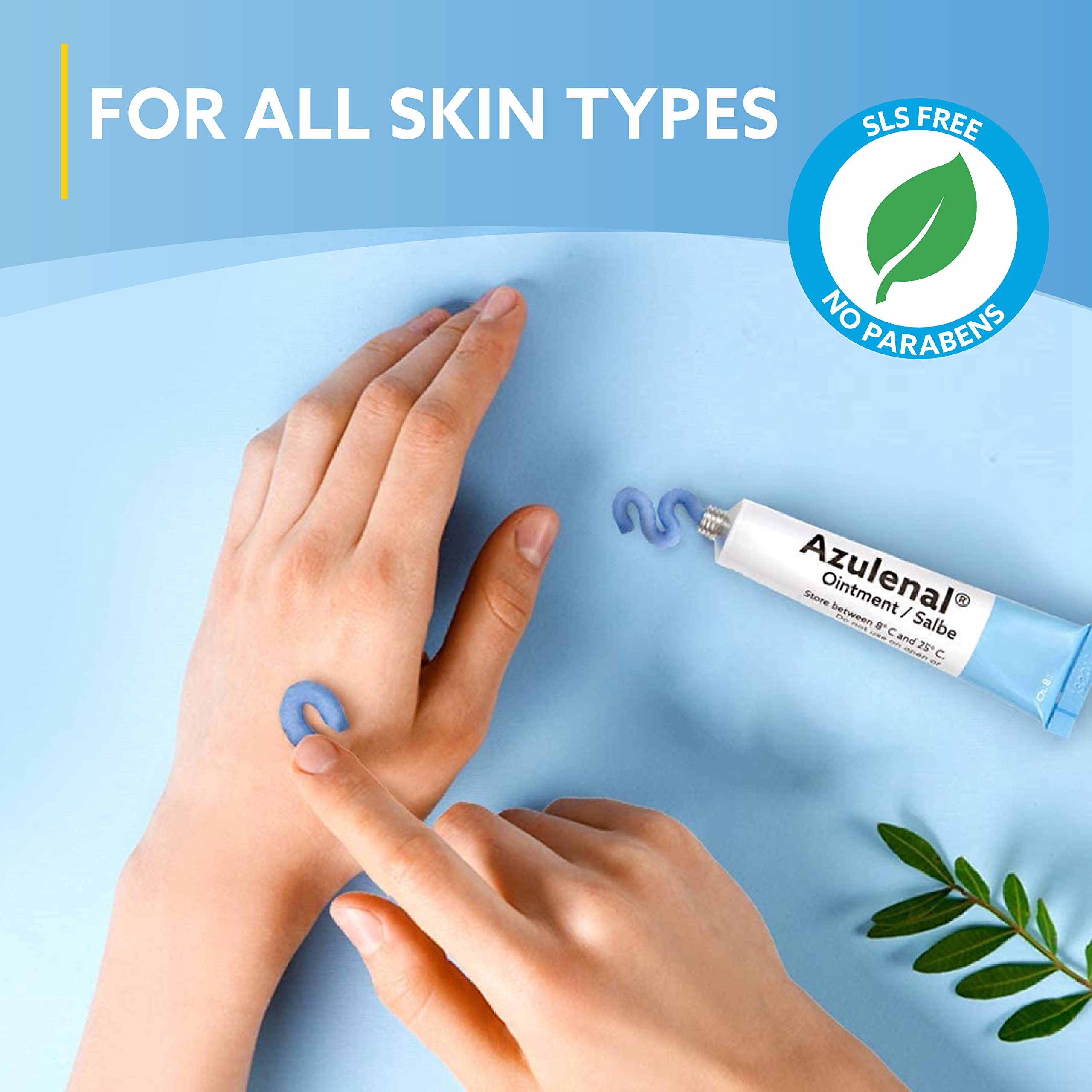 AZULENAL Ointment with Guaiazulene | Ointment for Diaper Rashes Itches Cuts & Sore Nipples | Suitable for Use for Babies and Nur