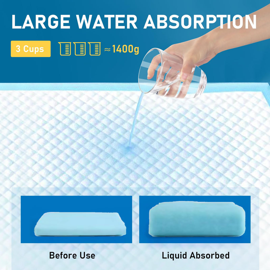 Disposable Pee Pads Extra Large Pee Pad 30 x 36 50 Count, Underpads for Adult