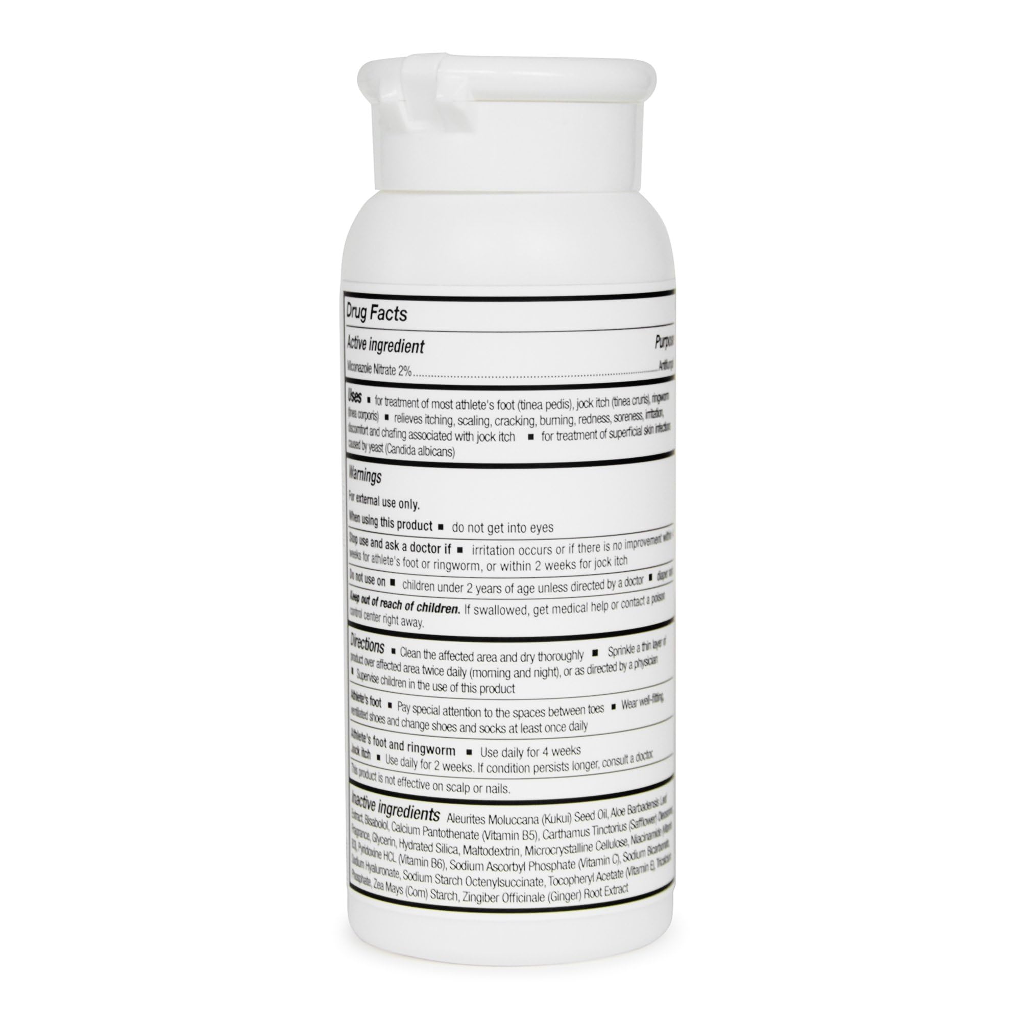 Thera 2% Miconazole Nitrate Powder Antifungal 3 oz. Shaker Bottle 2 Ct