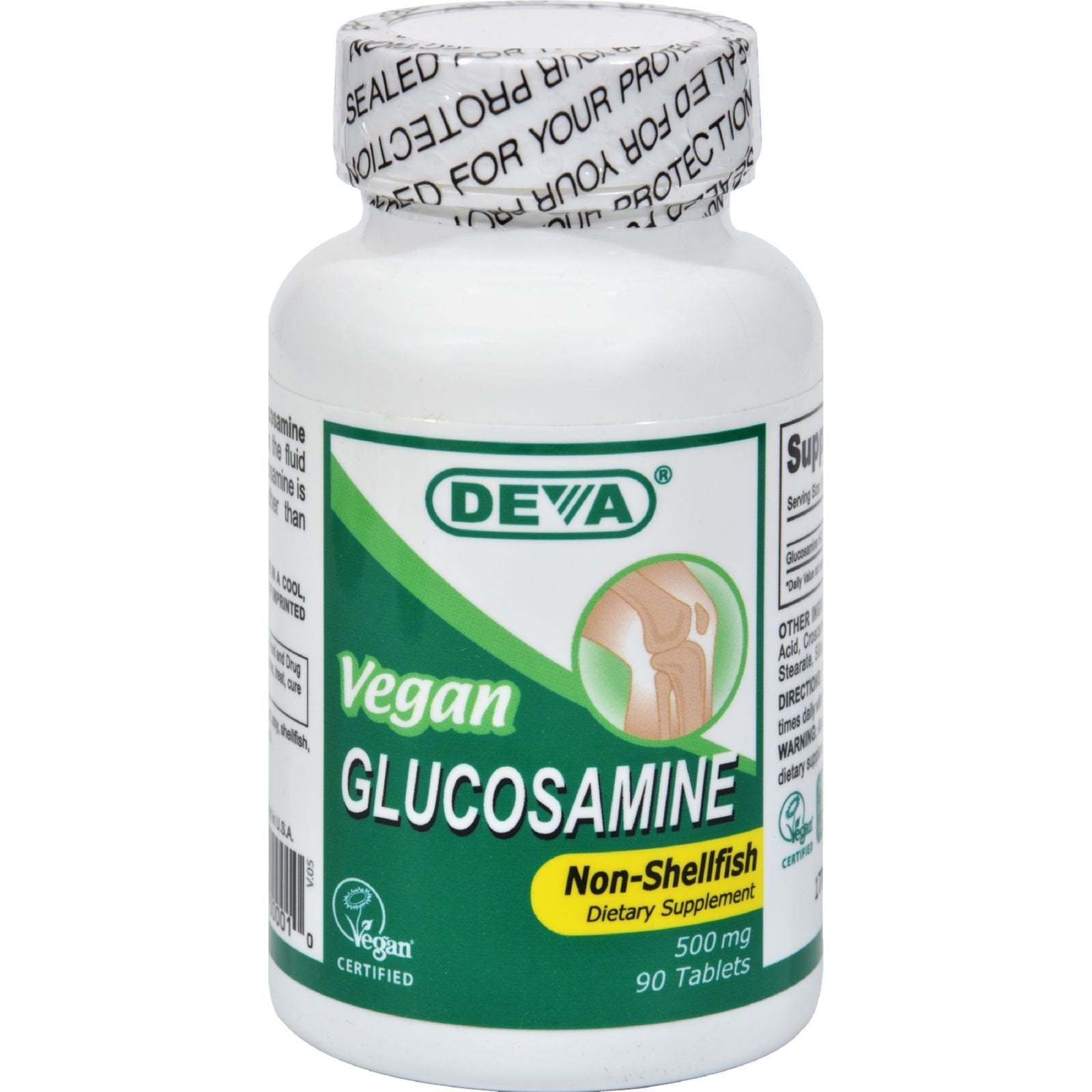 DEVA Vegan Vitamins Vegan Glucosamine, 90 CT