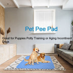 2PCS Reusable Underpads Large 34 x 36, Upgrade Cooling Waterproof Bed Pads with Heavy Absorbent, Washable for Incontinent, Potty