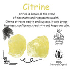 NUKAYAI 2Pcs Citrine 1.8-2.2 Large Raw Crystals Natural Stones Citrine Healing Crystal Rocks for Polishing Decoration DIY Tumbli