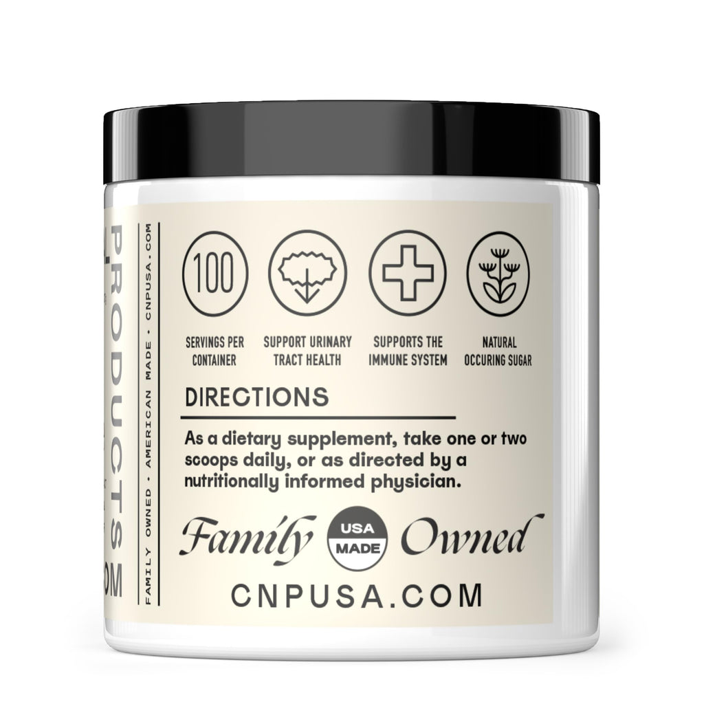 Complete Natural Products Pure D-Mannose Powder Supplement - Bulk D-Mannose 8oz (227 g) 115 Servings for UTI, Bladder, & Urinary