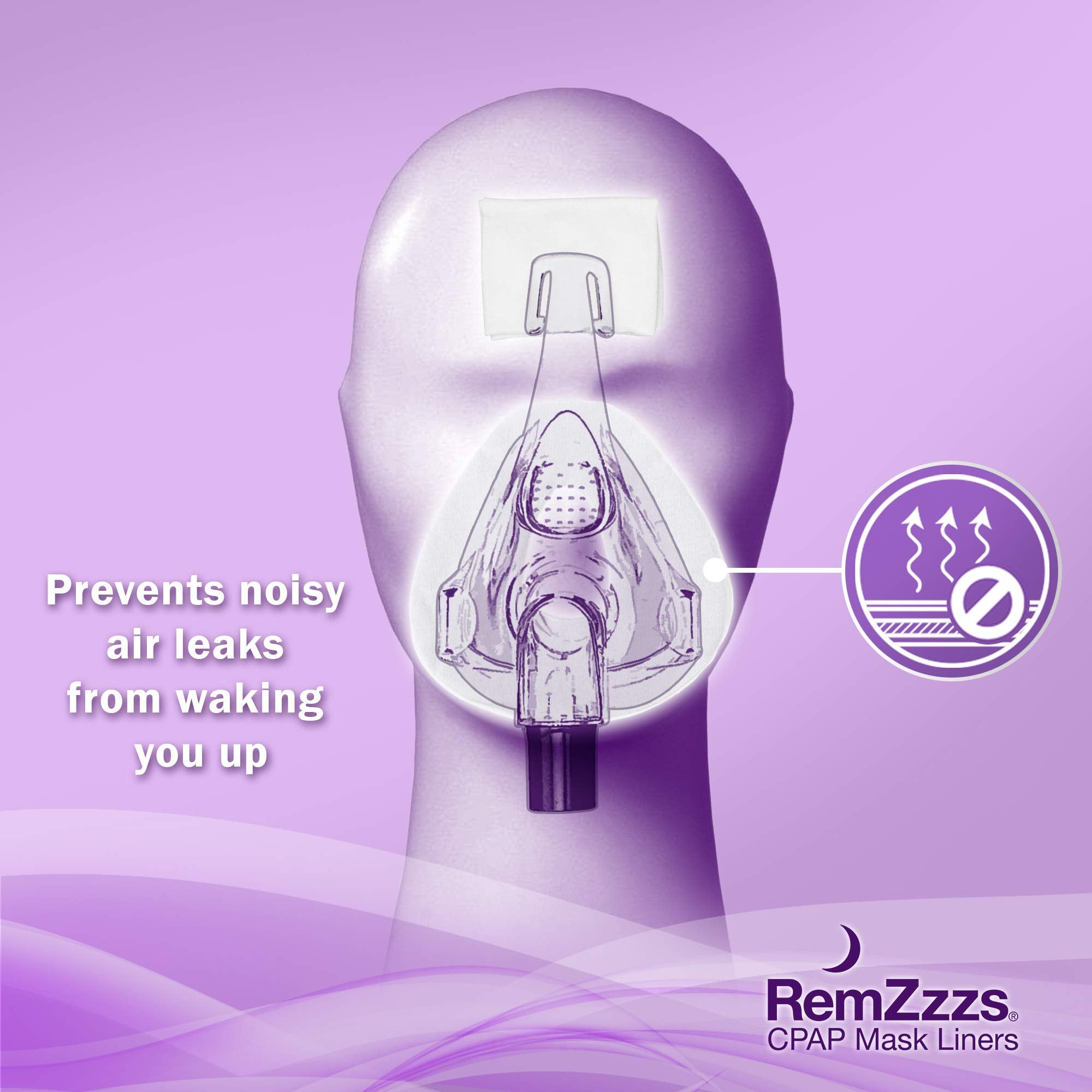 RemZzzs Full Face Cpap Mask Liners (K2-FM) - Reduce Noisy Air Leaks and Painful Blisters - Cpap Supplies and Accessories - Compa