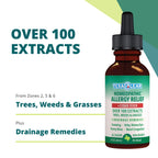 TexaClear All Season Allergy Relief Drops Homeopathic, Non-Drowsy, Safe, Effective Remedy - Extracts from Trees, Weeds & Grasses