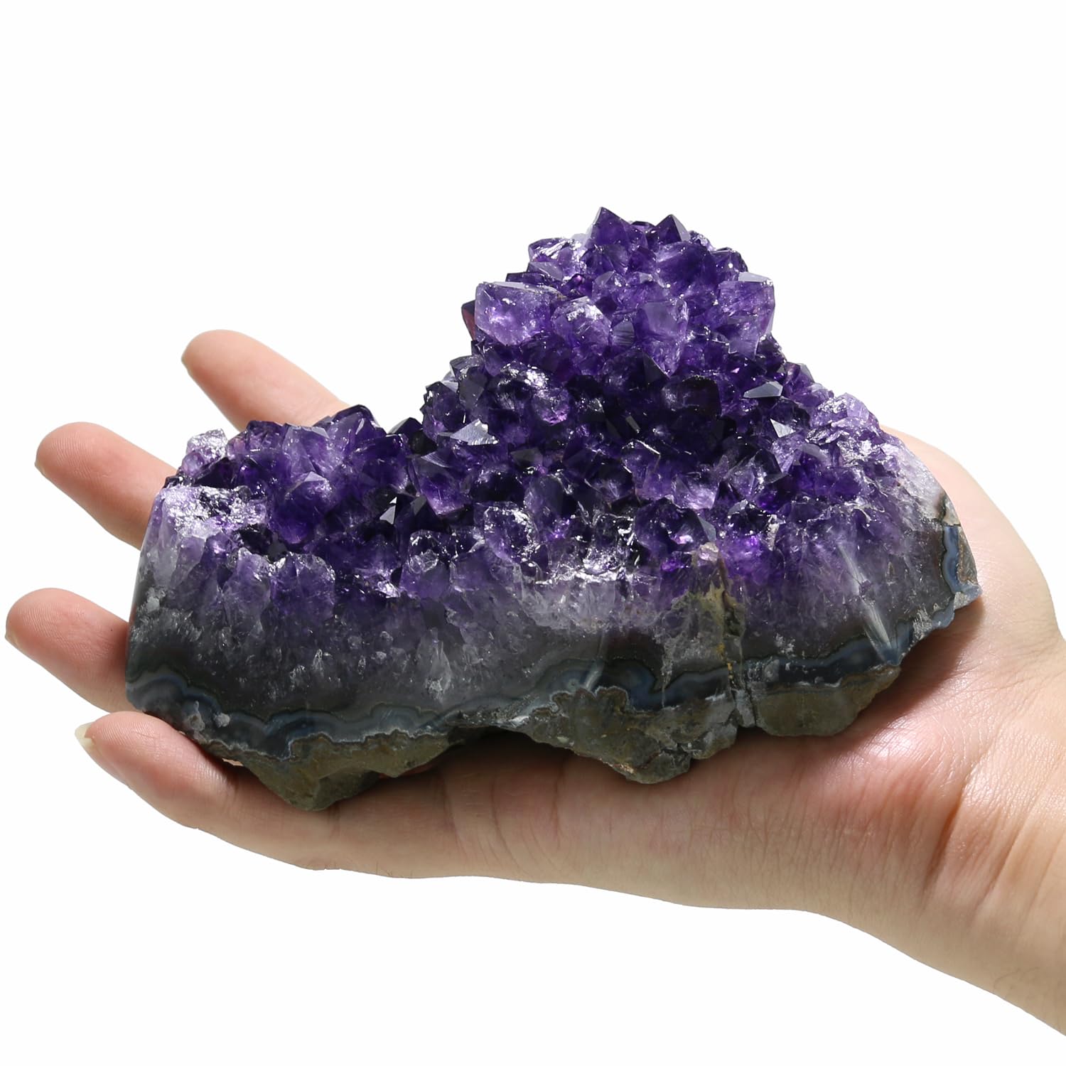 Namzi Raw Amethyst Stones and Crystals Rock, Natural Amathesis Crystal Clusters, Geodes with Crystals, Cuarzo Amatista Original,