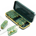 Zonlong Pill Organizer, Weekly Pill Dispensers, 3 Times A Day, 7 Day Pill Box, Large Compartments Travel Pill Container, Moistur