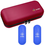 SHBC Insulin Cooler Travel Case for Diabetic Organize Medication Insulated Cooling Bag with 2 Ice Packs Red