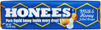 Honees Filled Honey Milk Drops,Milk&Honey-Natural Cough Drops-Sore Throat Relief-Nothing Artificial-Throat Lozenges,Natural Coug