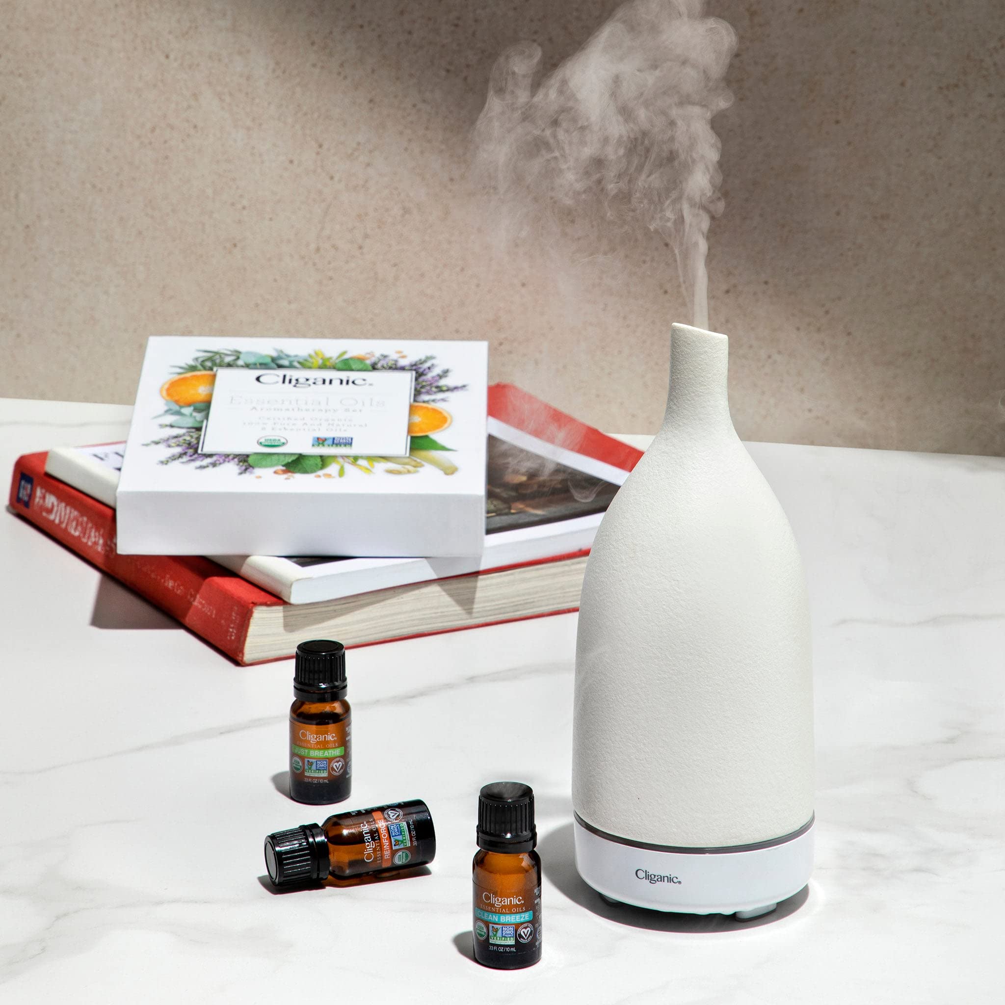 Cliganic Organic Ylang Ylang Essential Oil, 100% Pure Natural for Aromatherapy | Non-GMO Verified (Packaging May Vary)