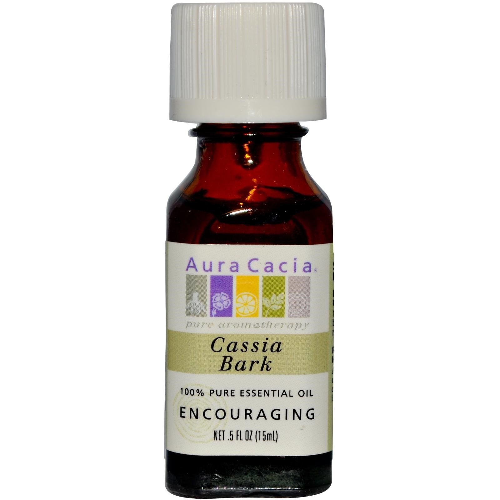 Aura Cacia Essential Oil Cassia BRK .5 Fz4
