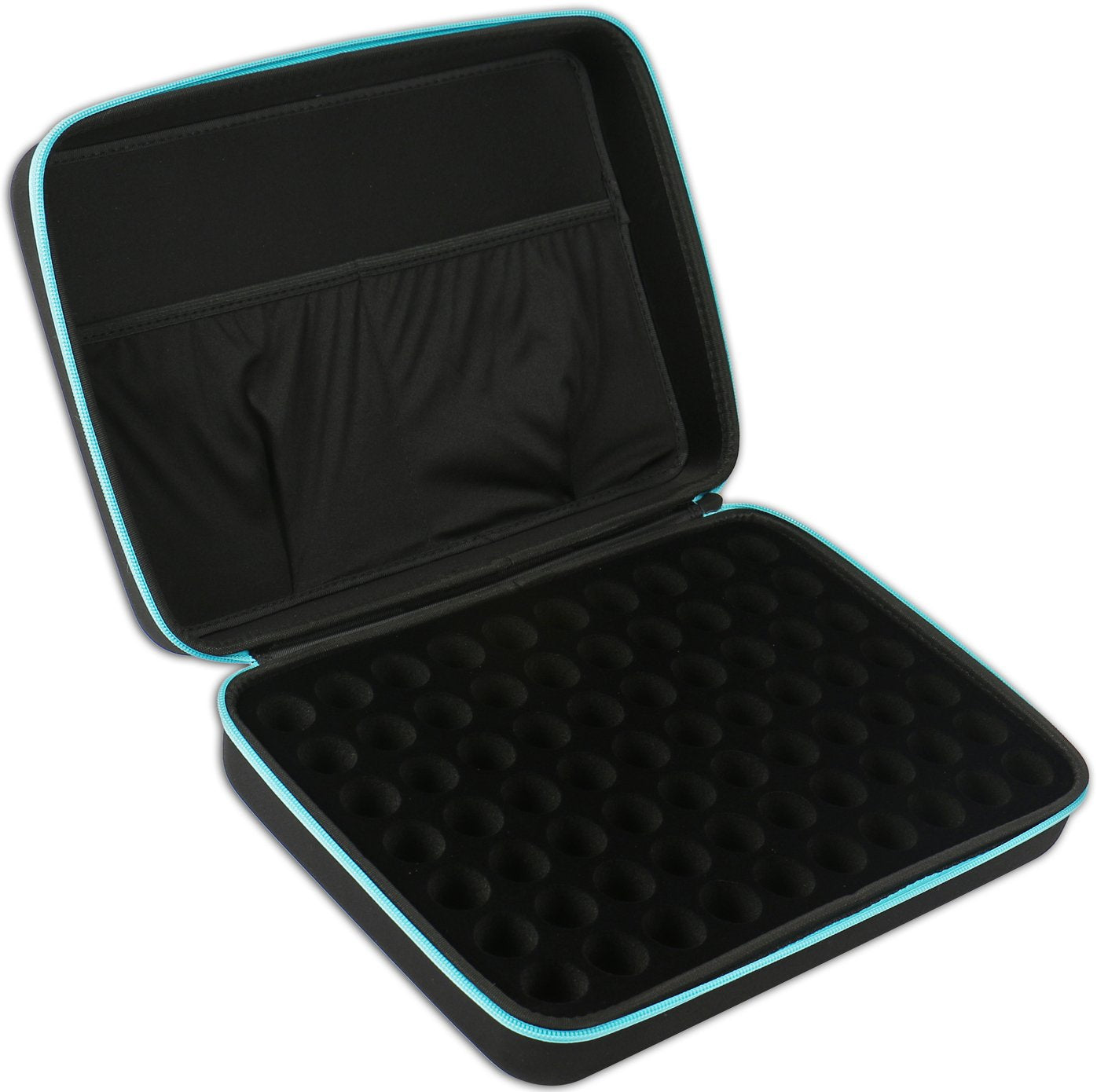 70 Essential Oils Carrying Case for 5ml, 10ml and 15ml Bottles - Hard Shell Exterior Storage Organizer Holds doTerra, Young Livi
