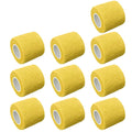 ESUPPORT 2 Inches X 5 Yards Self Adherent Cohesive Wrap Bandages Adhesive Strong Elastic First Aid Tape for Wrist Ankle Yellow P