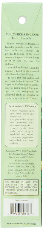 Auroshikha French Incense, Lavender, 10 Gram