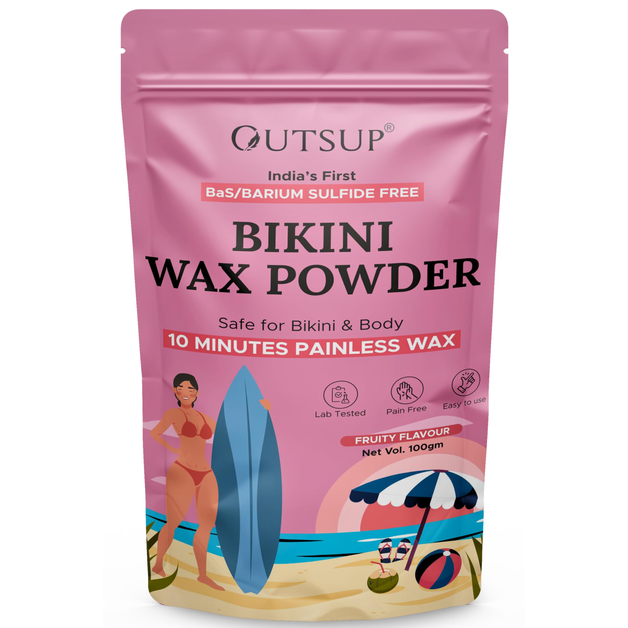 Bikini Wax Powder For Women | Painless Herbal Hair Removal Powder For Women Bikini Area, Legs, Hands & Underarms With No Harmful