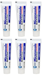Miconazole Globe (6 Pack) 2% Nitrate 2% Antifungal Cream, Cures Most Athletes Foot, Jock Itch, Ringworm and More. 1 OZ Tube