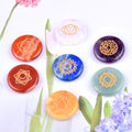 Luooi 7Piece Healing Crystal Set, Natural Chakra Stones for Anxiety Relief & Energy Balancing, Wellness Gift Kit