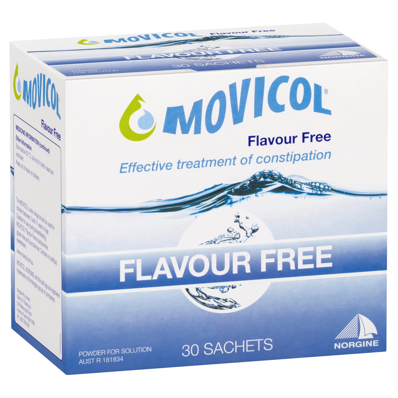 Movicol Flavour-Free Laxative Powder Sachets - 13g Each - 30 Pack - Gentle and Effective Relief from Constipation - Easy to Mix 