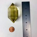 Natural Pure Smoky Citrine. Large Double terminated crystal. Healing crystal. Manipura chakra. Solar energy. Manifest dream Attr